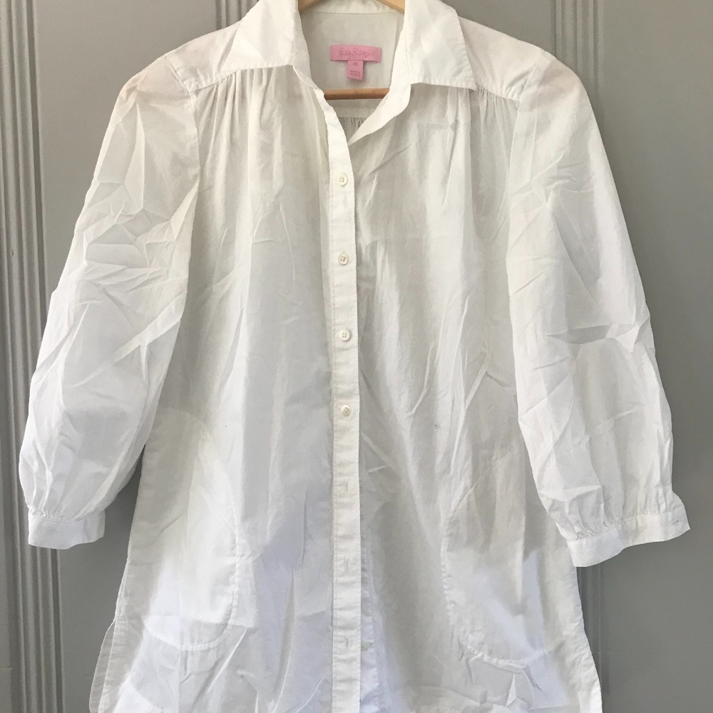 Lilly Pulitzer White Tunic